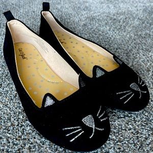 Cat & Jack Girls Slip On Cat Shoes